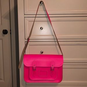J. Crew Neon Messenger Bag